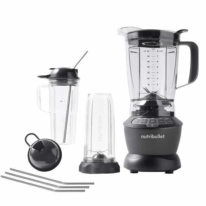NutriBullet Blender Combo 1200W, 3 Speeds and Pulse Function BPA Free