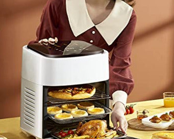Dechoga Air fryer 15L large-capacity smart touch screen visual multi-functional