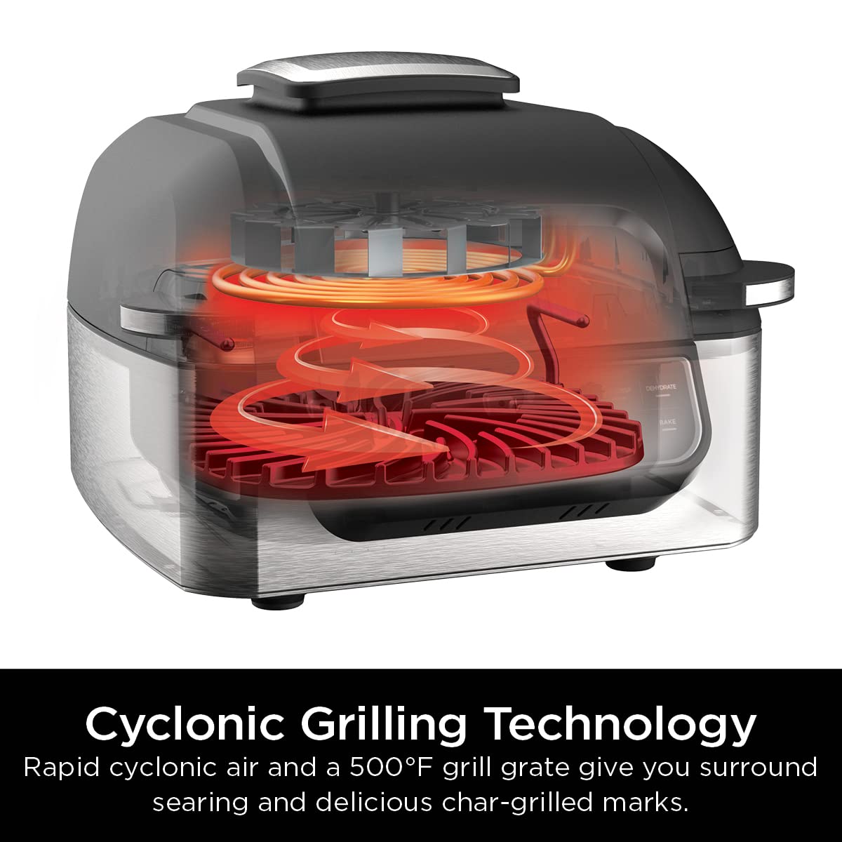 Ninja Foodi 5-in-1 Indoor Grill with 4-Qt. Air Fryer