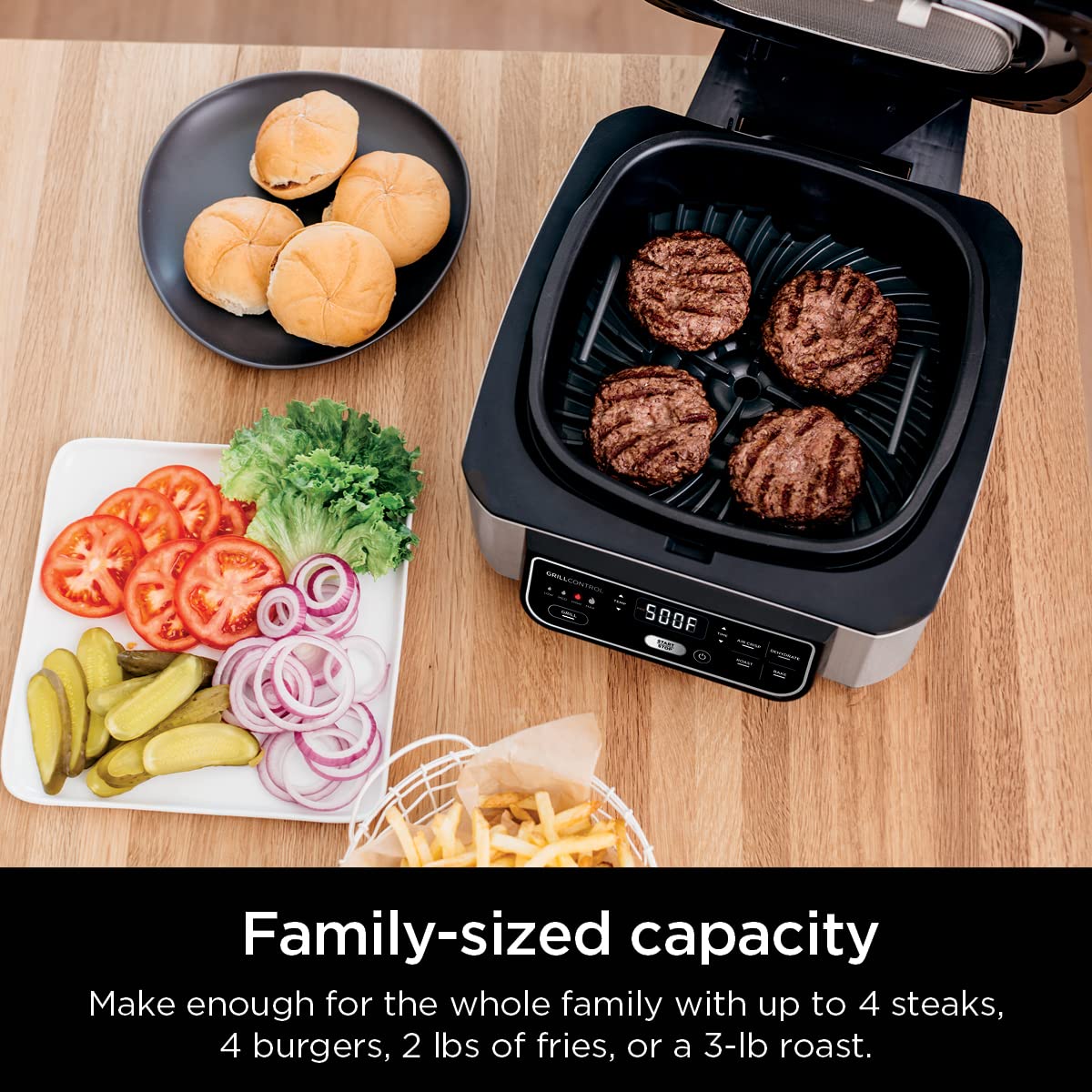 Ninja Foodi 5-in-1 Indoor Grill with 4-Qt. Air Fryer