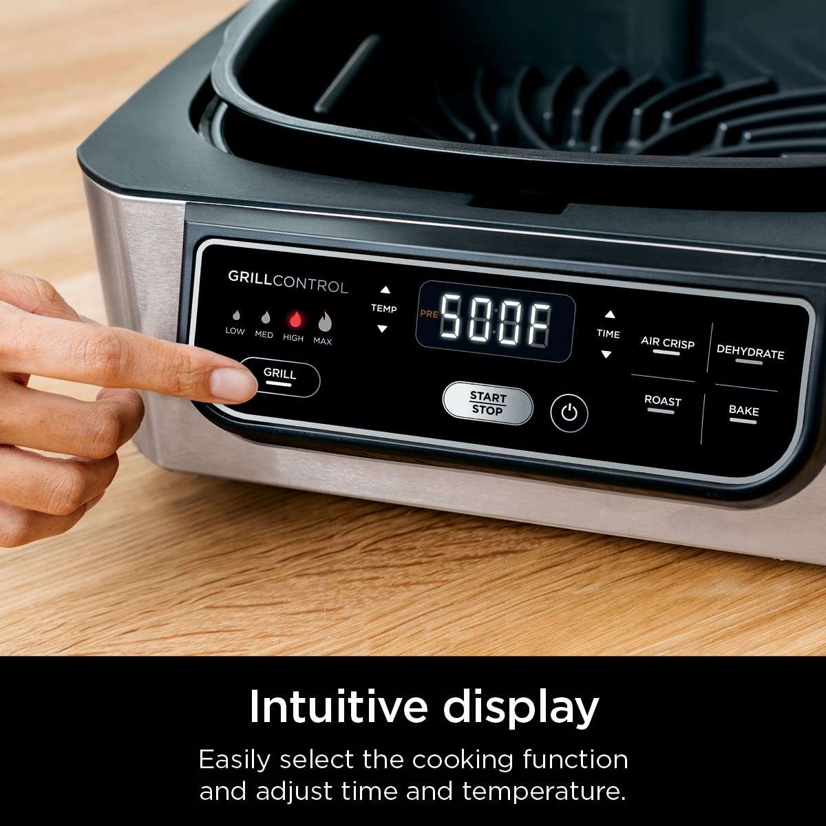 Ninja Foodi 5-in-1 Indoor Grill with 4-Qt. Air Fryer