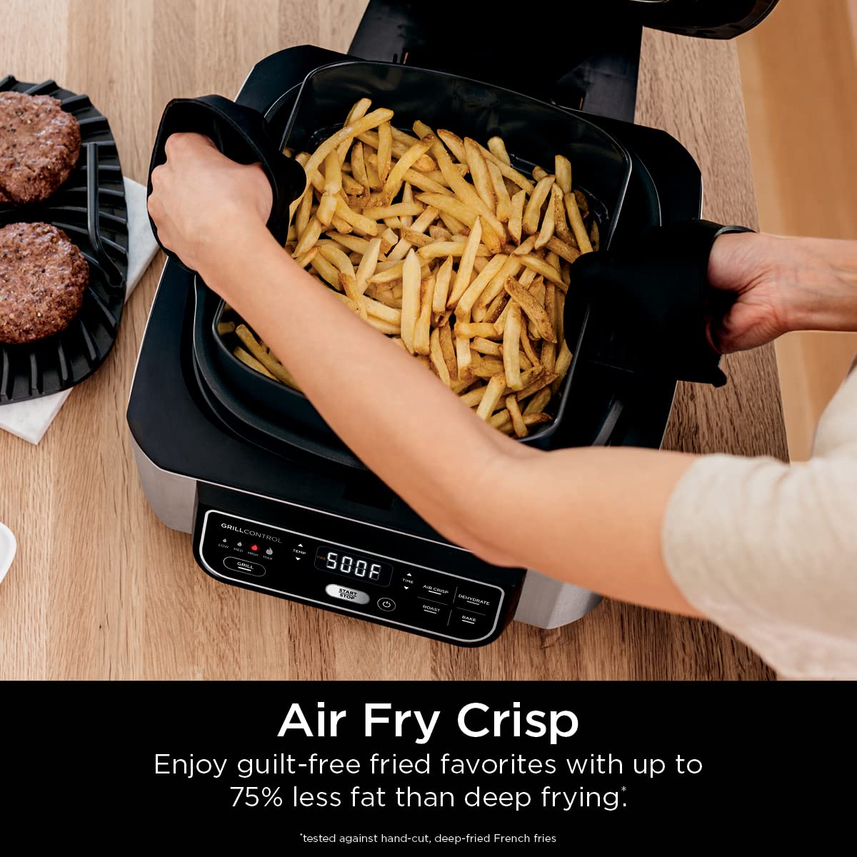 Ninja Foodi 5-in-1 Indoor Grill with 4-Qt. Air Fryer