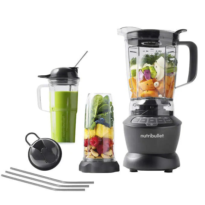 NutriBullet Blender Combo 1200W, 3 Speeds and Pulse Function BPA Free