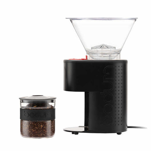 Bodum Bistro Burr Coffee Grinder, Electric Burr Coffee Grinder Adjustable Grind with 12 Settings