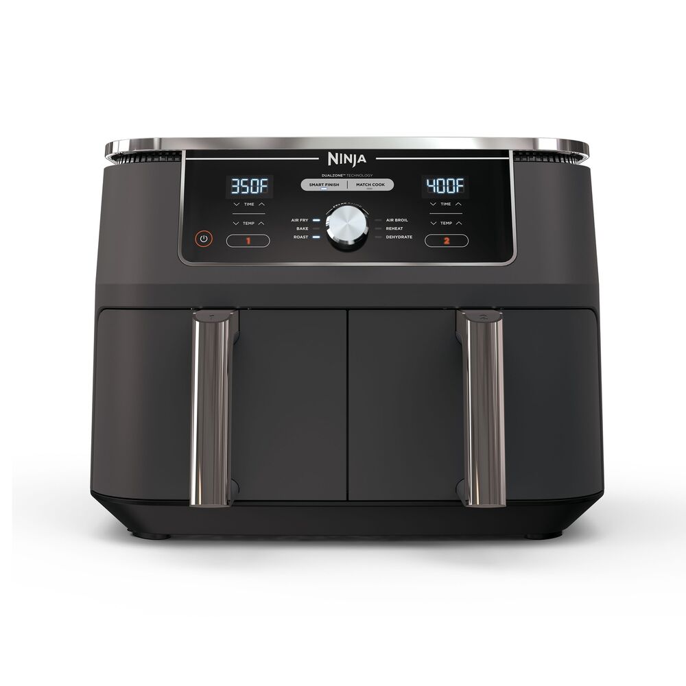 Ninja Foodi 10-qt XL 2-Basket Air Fryer, 6-In-1 Dual Zone and IQ Boost