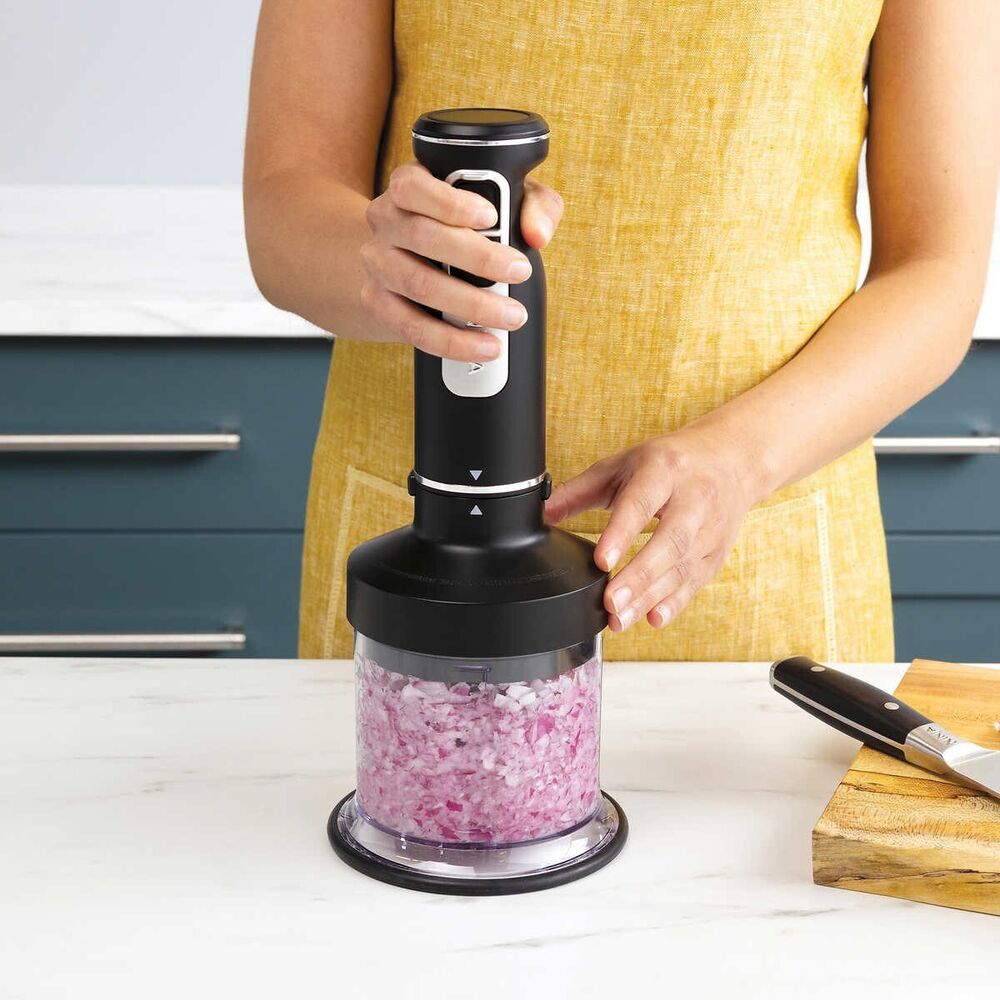 Ninja Foodi Power Mixer System, Hand Mixer Immersion Blender 3-Cup Power Chopper
