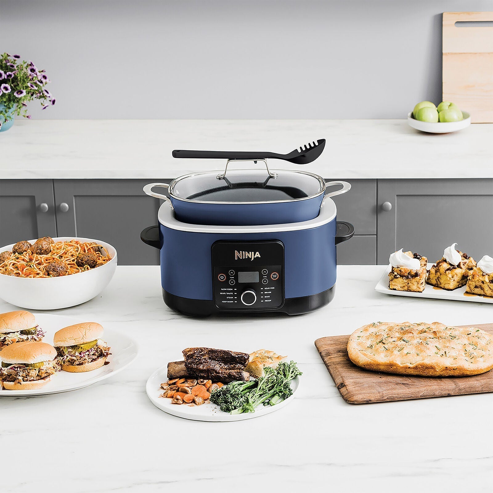 Ninja Foodi PossibleCooker PRO 8.5 Quart Multi-Cooker with Steam and Roast Rack