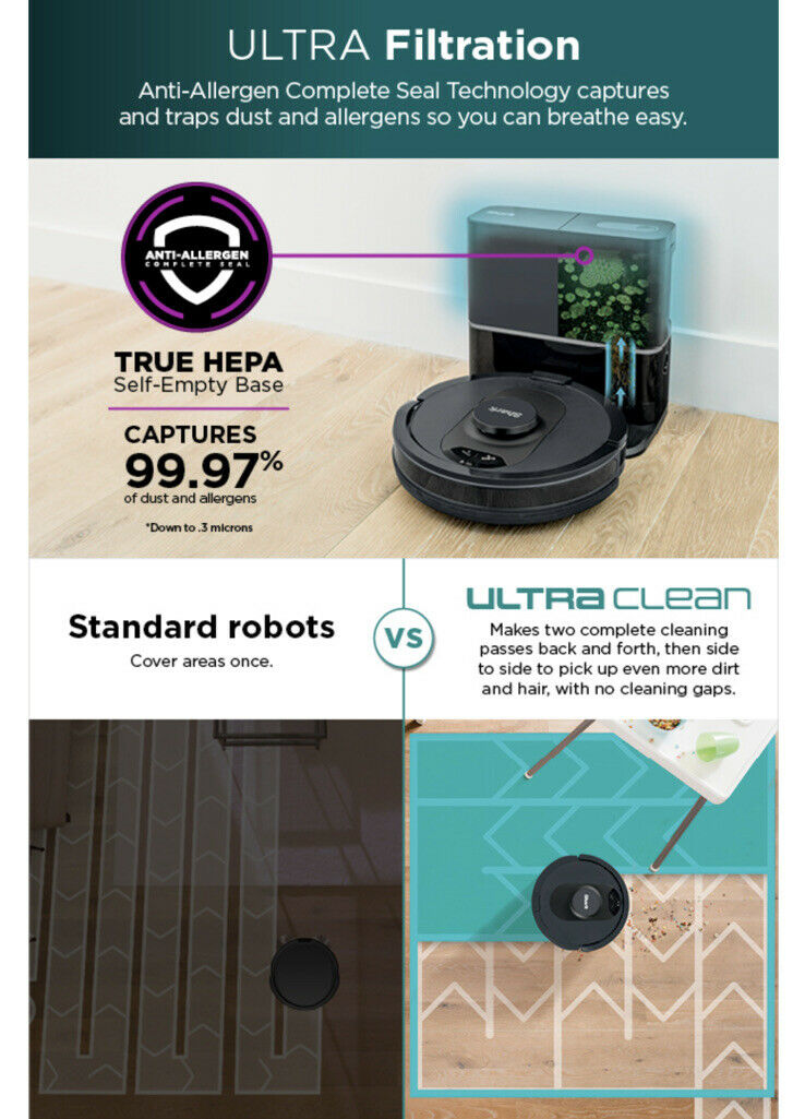 Shark AI Ultra Robot Vacuum with Self-Empty Base